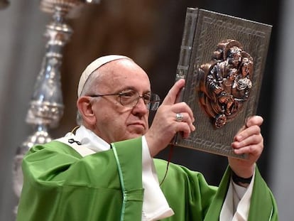 O papa Francisco, durante o Sínodo da Família.