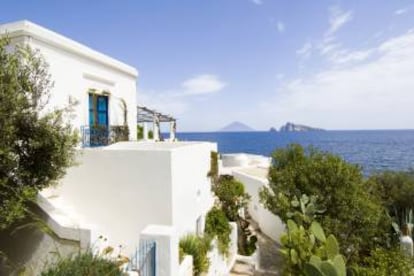 Una casa en Panarea, en las islas Eólicas.