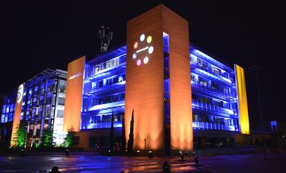 El edificio de Mediaset en Madrid.