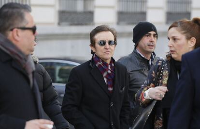 Ramoncín, el pasado diciembre, a su llegada a la Audiencia Nacional.