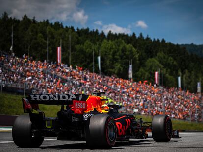 Verstappen en el GP de Austria.