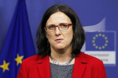 La comisaria europea de Interior, Cecilia Malmström. EFE/Archivo