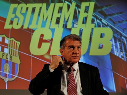 Laporta ya es candidato a la presidencia del Barça.