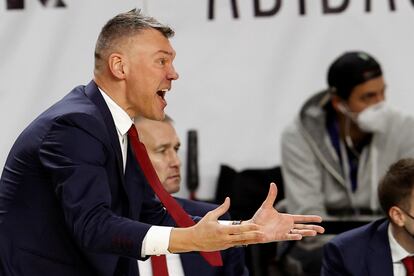 Jasikevicius, durante el partido ante el Real Madrid