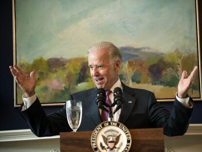 Joe Biden, la semana pasada, en Washington. 