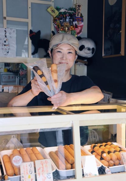 Puesto de comida en Yanaka.