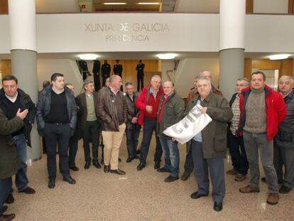 Los alcaldes en la Xunta
