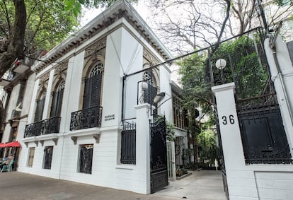 Fachada de la galería Mariane Ibrahim en la colonia Cuauhtémoc de Ciudad de México.