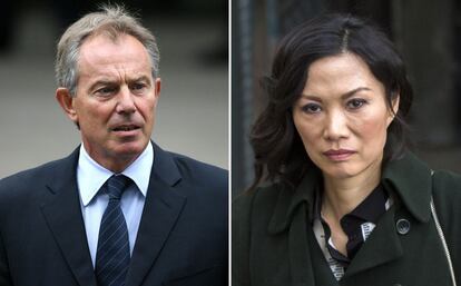 Tony Blair y Wendi Deng.