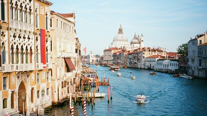 El Gran Canal de Venecia.