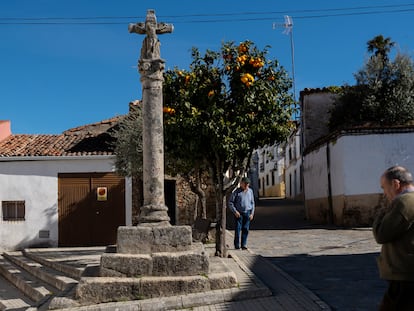 La plaza de Portezuelo, en la provincia de Cáceres.