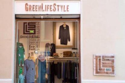 La botiga GreenLifeStyle, a Gràcia.