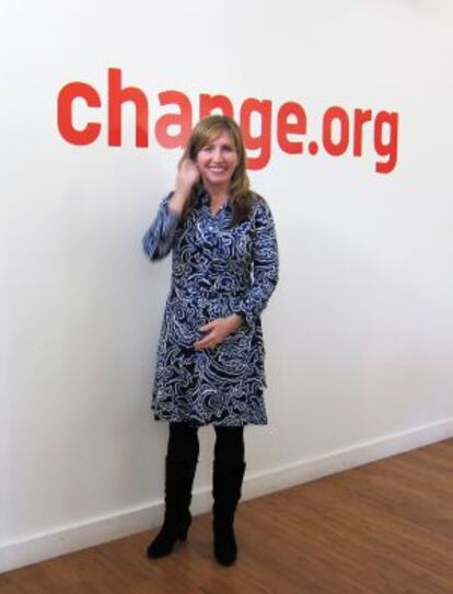 Jennifer Dulski en las oficinas Change.org en San Francisco.