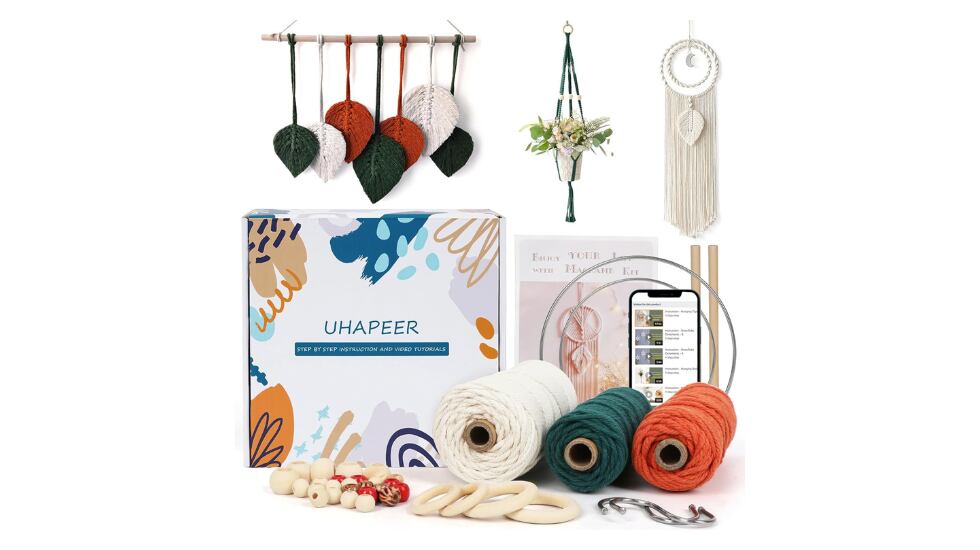 Kit para hacer macramé.