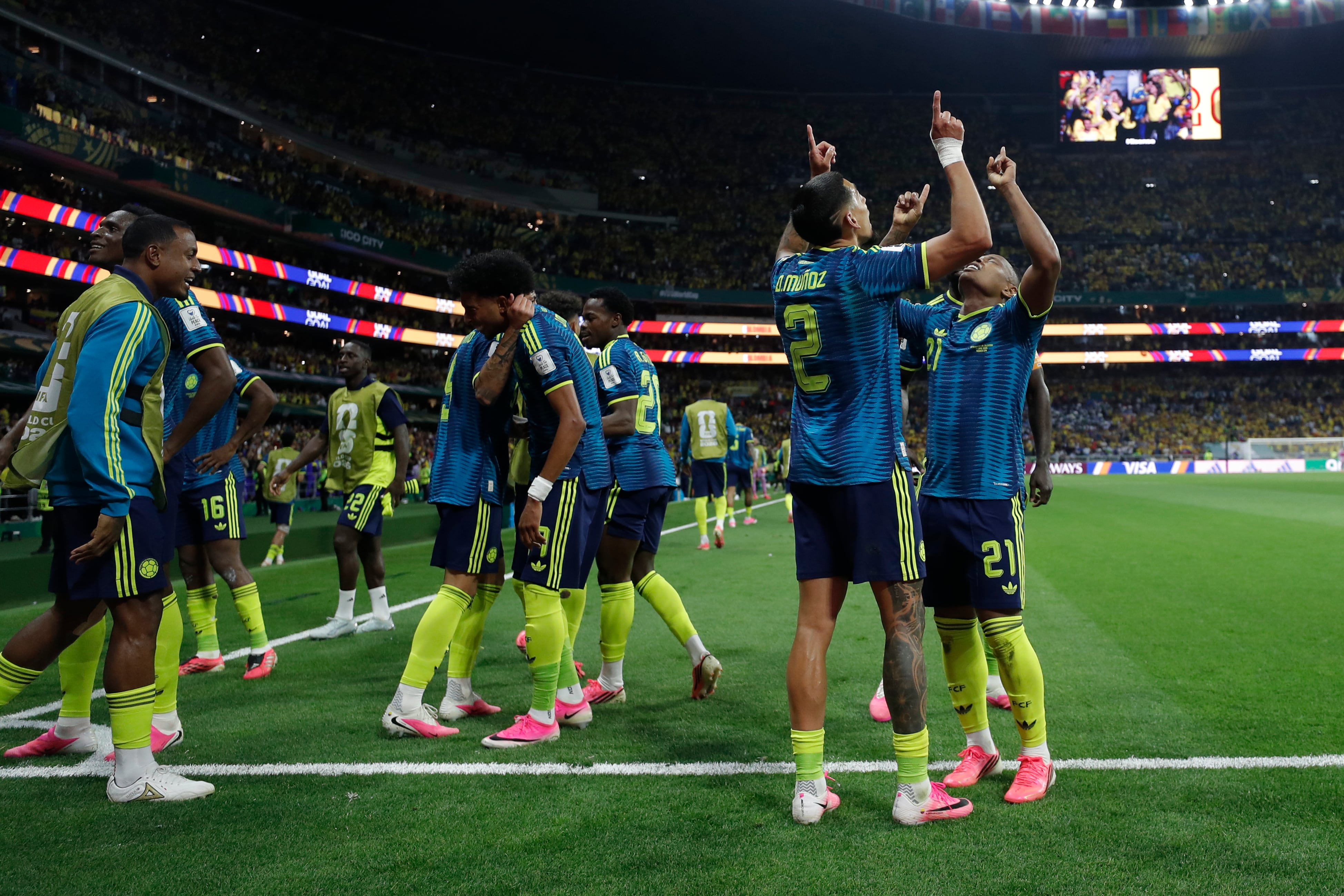 Así le hemos contado la victoria de Colombia ante Uzbekistán en el estadio Azteca de Ciudad de México