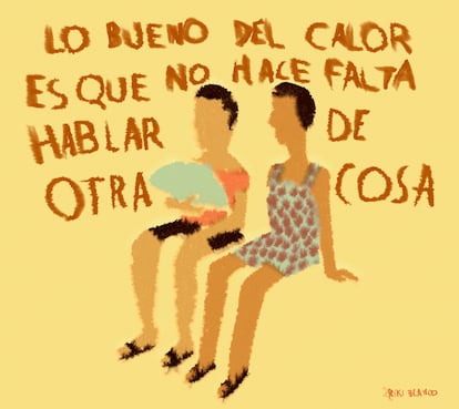 Viñeta de Riki Blanco del 8 de julio de 2025.