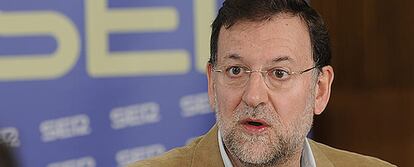 Mariano Rajoy durante la entrevista en  'A vivir que son dos días'