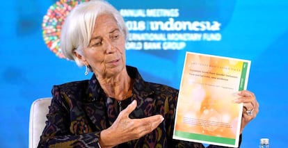 Christine Lagarde, directora gerente del FMI