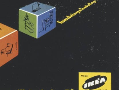 Portada del catálogo de Ikea del año 1958.