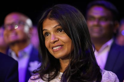 Akshata Murty, durante un evento en el Wembley Arena, en Londres, en agosto.