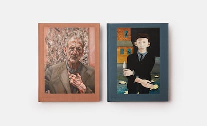 Los dos volúmenes de la obra 'Lucian Freud', editados por Phaidon.