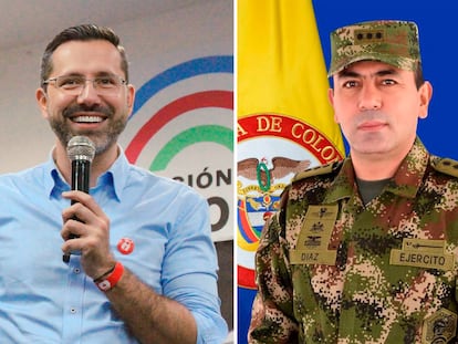 Jaime Beltrán y Juvenal Díaz Mateus, en imágenes compartidas en sus redes sociales.