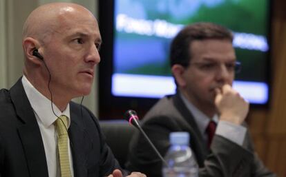 James Daniel, responsable de la misión para España del FMI, y Paulo Medas, economistas del organismo
