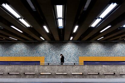 Metro Universidad de Chile, de Santiago de Chile. Septiembre 2015.