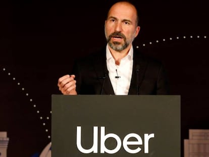 El CEO de Uber, Dara Khosrowshahi, el pasado 22 de octubre.