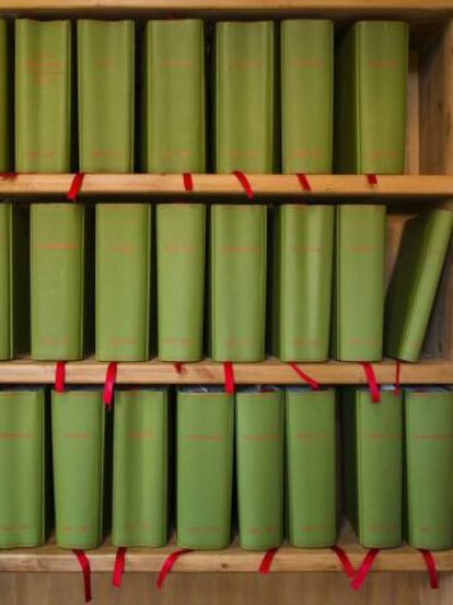 Un detalle de la obra de Jeremy Deller 'Speak to the Earth and if will tell you', de 2007/2017.
