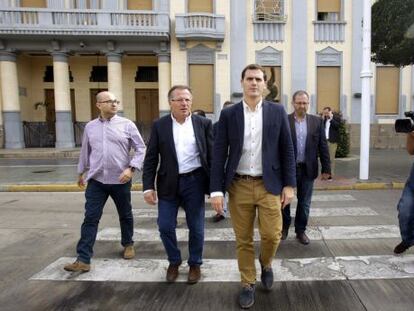 Albert Rivera, de visita en Melilla.