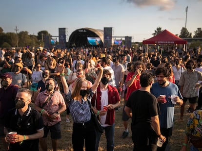 Escenario principal del Festival Vida, este viernes en Vilanova i la Geltrú.