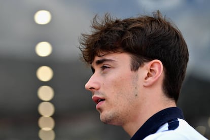 Charles Leclerc, en el circuito de Mónaco