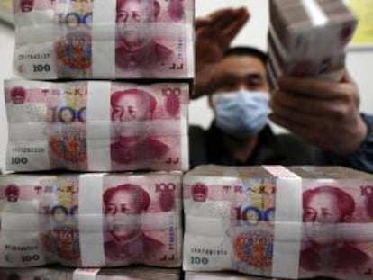 Billetes de renminbi (yuan).