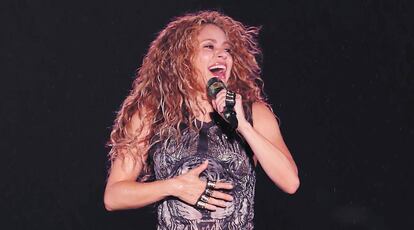 Shakira, en un concert el desembre del 2018.