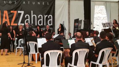 Actuación del CAMM, en el marco del festival Jazzahara, en Zahara de los Atunes (Cádiz).