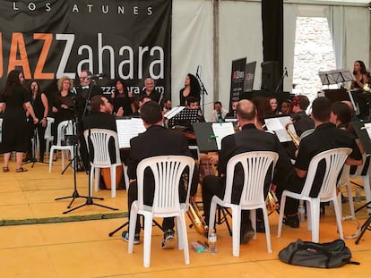 Actuación del CAMM, en el marco del festival Jazzahara, en Zahara de los Atunes (Cádiz).