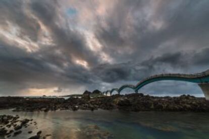 El puente del dragón de Sanxiantai.
