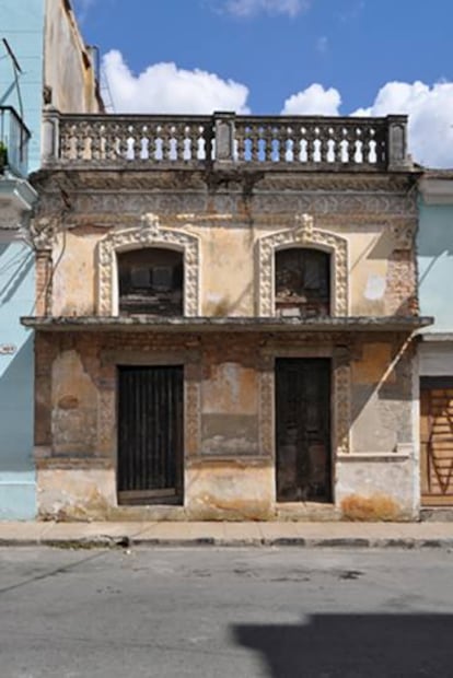 Una planta d'una casa dividida en dos reflecteix el concepte d'