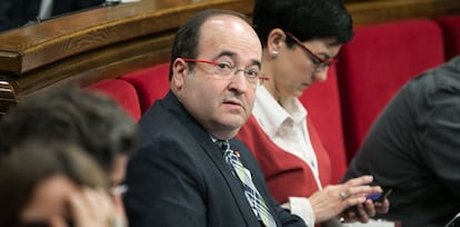 Miquel Iceta, lider del PSC en el Parlament.