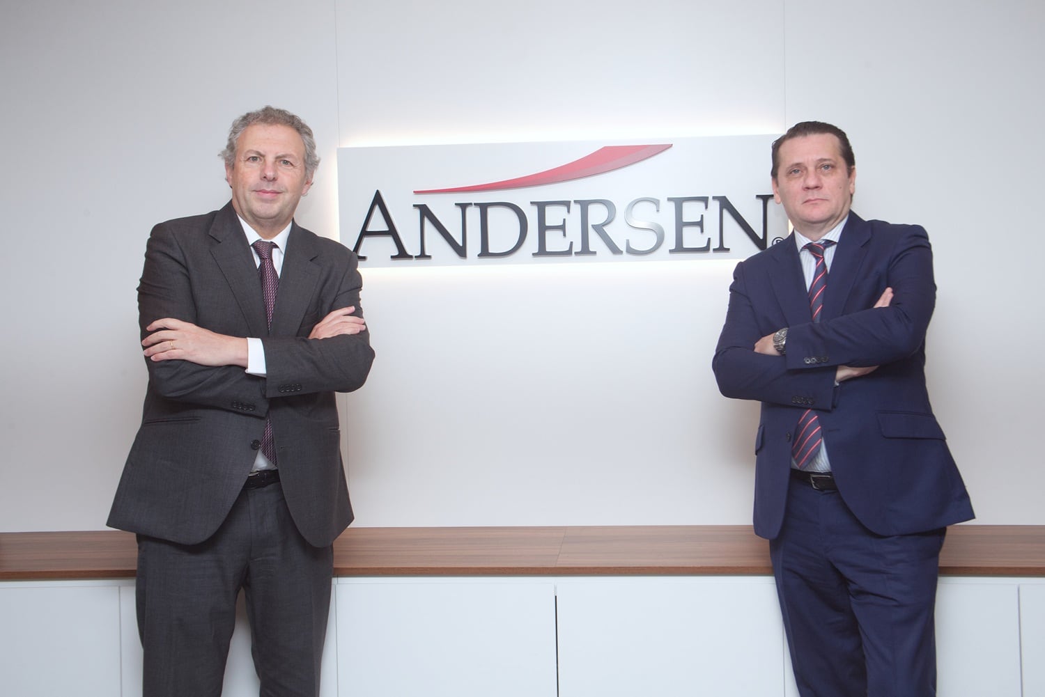 Rafael Vallet y Juan Ignacio Alonso, director de Andersen Barcelona.