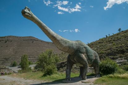 En Enciso hay catalogadas 1.400 huellas de estos seres prehistóricos y en sus alrededores se encuentran siete yacimientos como Valdecevillo (en la imagen) o La Senoba.