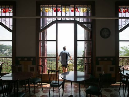 El salón comedor de la casa Buenos Aires, en Vallvidrera.