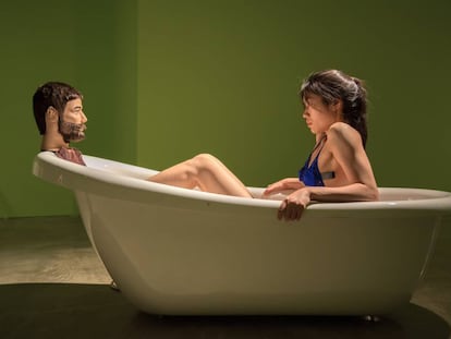 La artista Geumhyung Jeong invita a darnos un 'baño en seco' en su particular Spa & Beauty Madrid que acoge estos días la galería The Ryder.