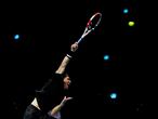 Tennis - ATP Finals - The O2, London, Britain - November 15, 2020 Austria's Dominic Thiem in action during his group stage match against Greece's Stefanos Tsitsipas Action Images via Reuters/Paul Childs