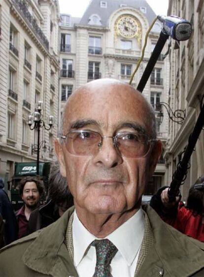 Philippe Rondot, tras comparecer ante los jueces en 2006.