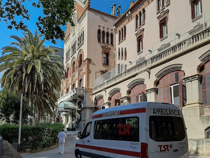 El centro sociosanitario Hestia Palau, en el edificio de la antigua Quinta de Salud La Alianza, en Barcelona.
