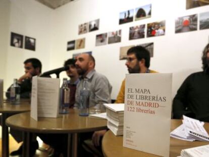 Presentación del mapa de las librerías de Madrid.