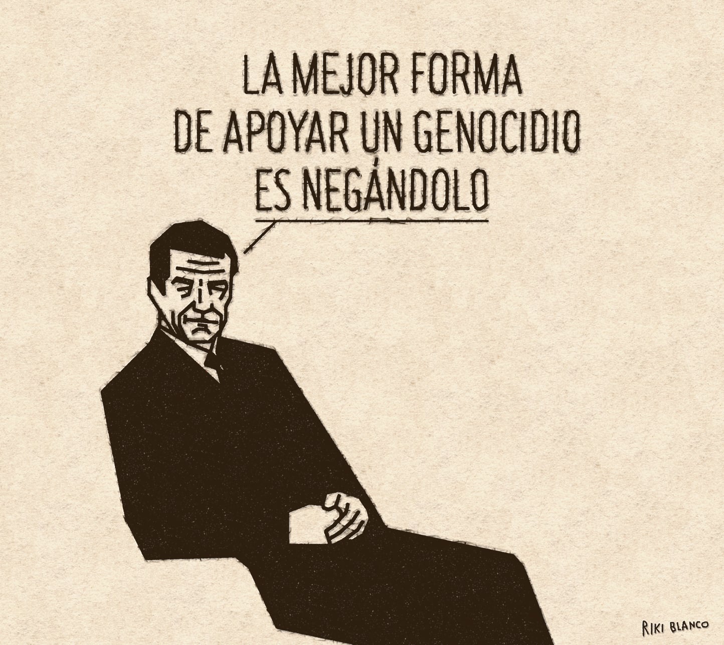 Riki Blanco: negar el genocidio