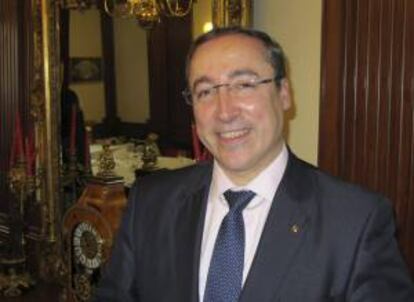 El director de Seat España, Mikel Palomera, durante la entrevista con Efe en la que ha reconocido que ha habido "muy mala suerte" en la estrategia de poner el foco casi exclusivo de la expansión exterior de la marca en Europa y, especialmente, en los mercados del sur, los más afectados por las crisis económica.